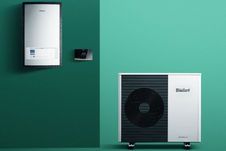 Tepelné čerpadlo Vaillant aroTHERM VWL 75/5 AS 230V +Hydraulická jednotka MEH split  VWL 77/5 IS + multiMATIC 700