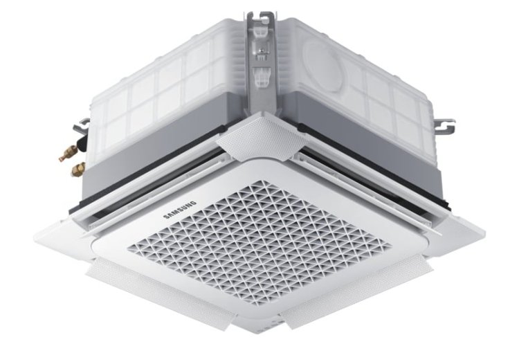 Samsung čtyřcestná Wind Free Mini kazeta AC026RNNDKG/EU + AC026RXADKG/EU + dekorační panel + Výkon 2,6 kW