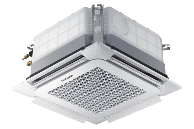 Samsung čtyřcestná Wind Free Mini kazeta AC071RNNDKG/EU + AC071RXADKG/EU + dekorační panel + Výkon 6,8 kW