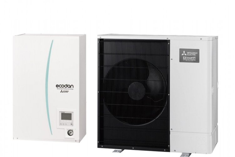 Mitsubishi ZUBADAN Inverter split, nízkoteplotní venkovní jednotka PUD-SHWM60 - Vnitřní splitová jednotka EHSD-YM9D  výkon 6 kW