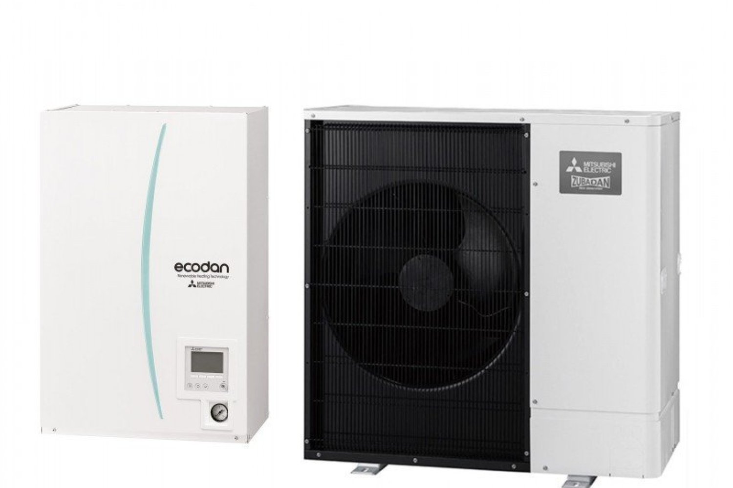 Mitsubishi ZUBADAN Inverter split, nízkoteplotní venkovní jednotka PUD-SHWM120 - Vnitřní splitová jednotka EHSD-YM9D výkon 12 kW