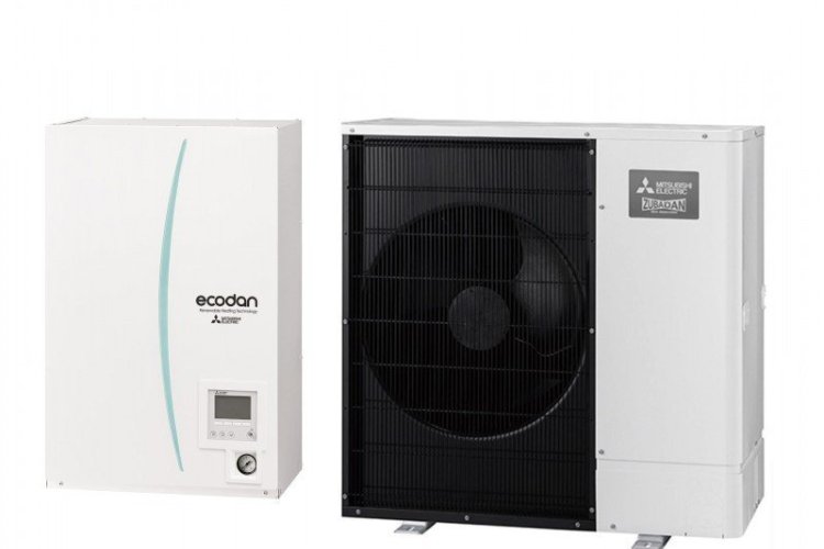 Mitsubishi ZUBADAN Inverter split, nízkoteplotní venkovní jednotka PUD-SHWM120 - Vnitřní splitová jednotka EHSD-YM9D výkon 12 kW