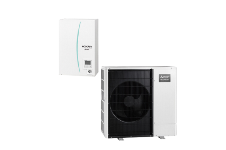 Mitsubishi POWER Inverter split, nízkoteplotní venkovní jednotka PUD-SWM120 - Vnitřní jednotka EHSD-YM9D výkon 12 kW