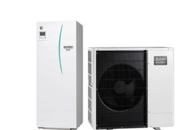 Mitsubishi POWER Inverter split, nízkoteplotní venkovní jednotka PUD-SWM60 - Vnitřní jednotka EHST20D-YM9D výkon 6 kW