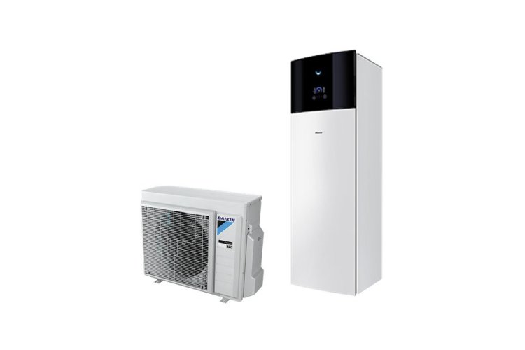 Tepelné čerpadlo Daikin split- vytápění a chlazení - venkovní ERGA08EVA + vnitřní jednotka EHVX08S18E9W (180l)